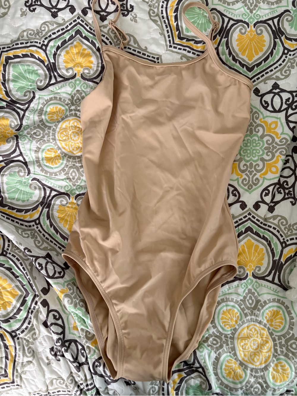 Weissman Nude Color High Back Camisole Leotard -- Girls' Size LC 14